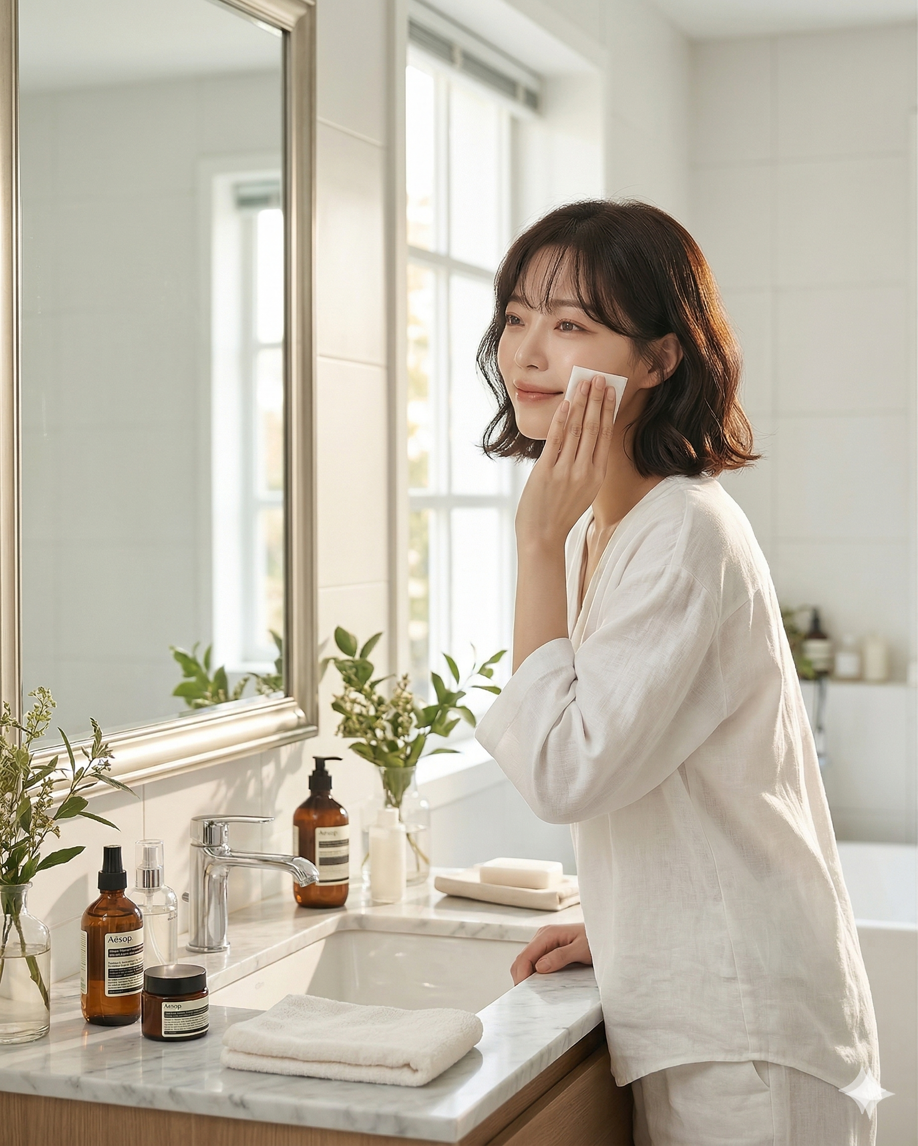 スキンケアをイメージしたビジュアル