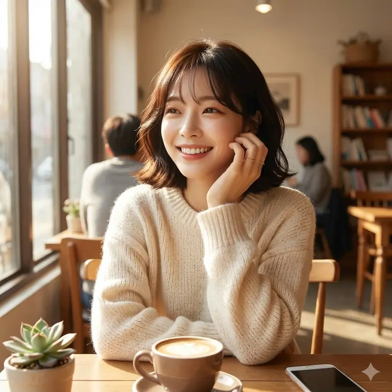 韓国美容旅行を考える女性のイメージ